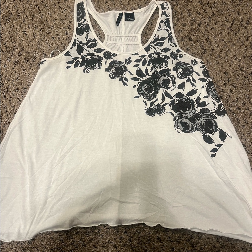 Floral Print Women's Tank Top